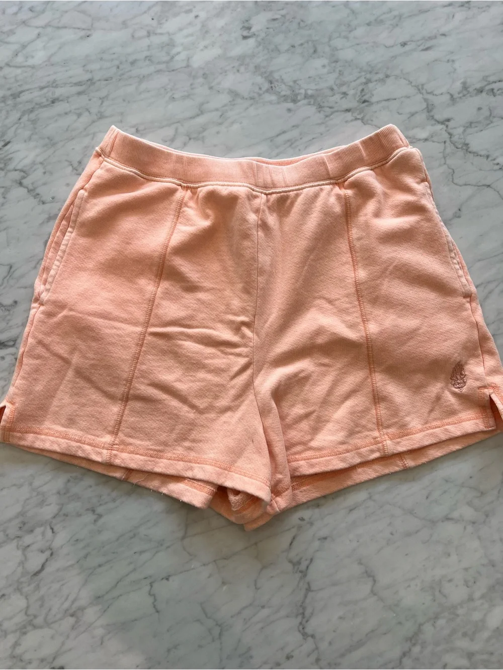 Free People Peach Terry Athletic Shorts